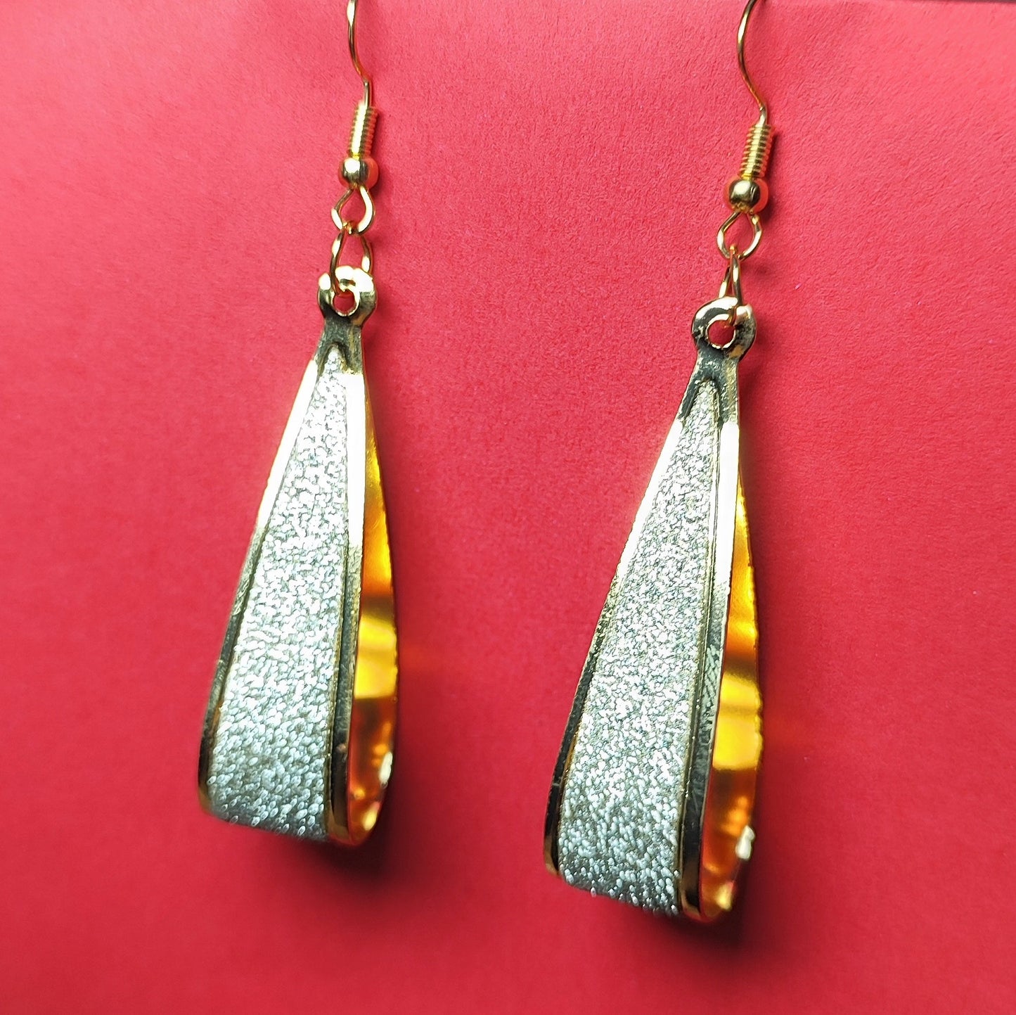 Sleak Diamond textured earrings| Western | Fancy Ekam Collectives